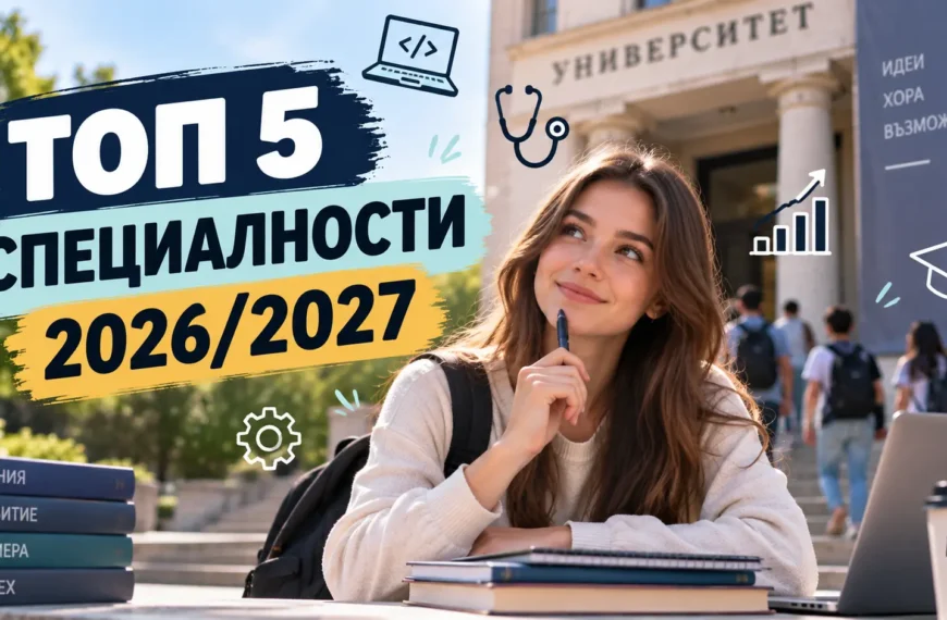 Топ 5 перспективни специалности за 2026/2027 г. - какво си струва да учиш?