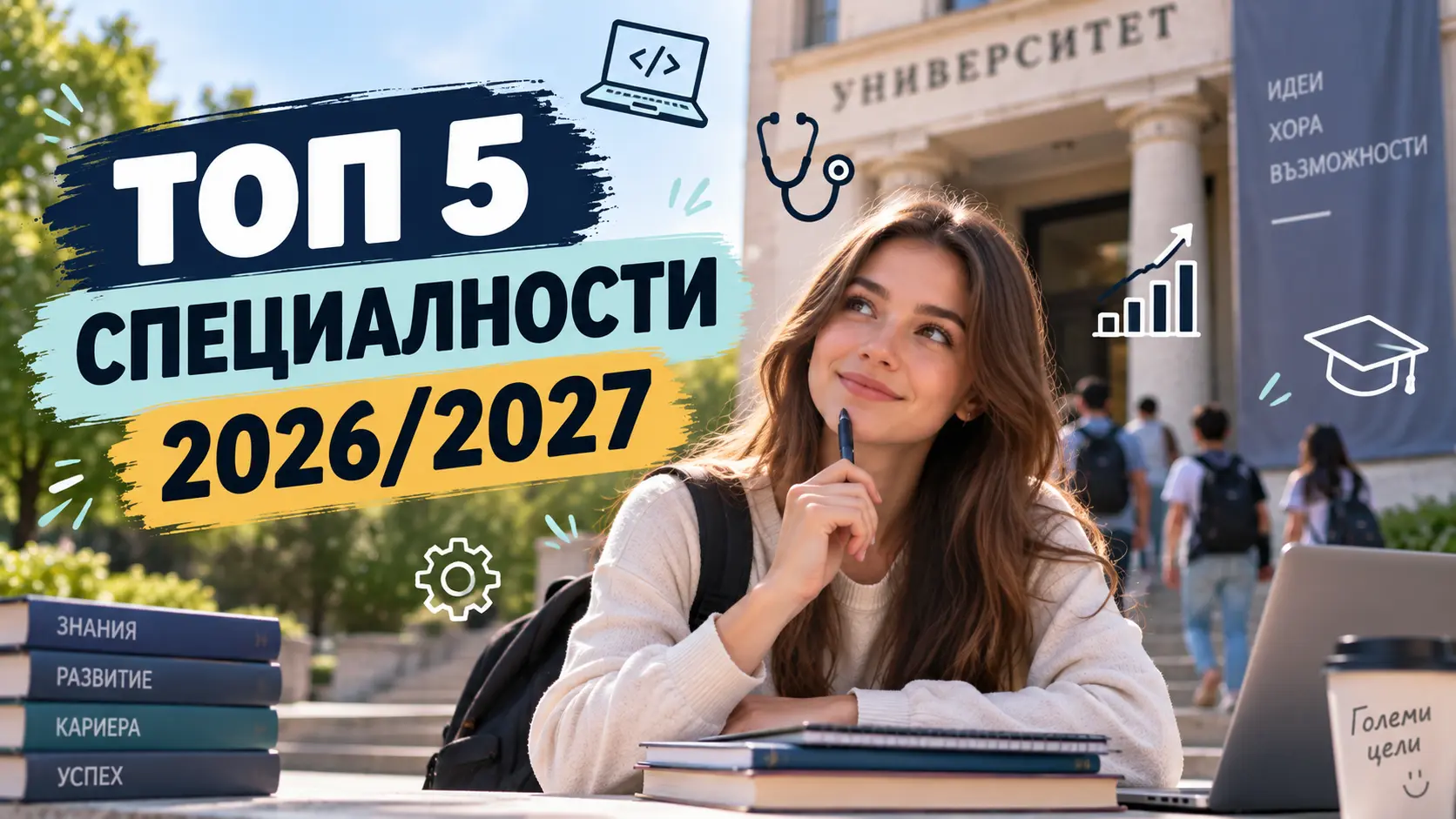 Топ 5 перспективни специалности за 2026/2027 г. - какво си струва да учиш?