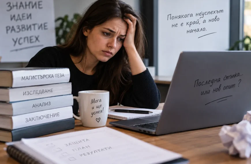 Какво се случва, ако не защитиш магистърската си теза?
